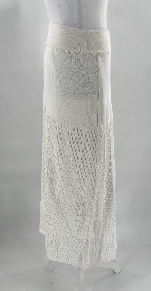 SUPER SALE - Skirt - White Skirt Knit - Image 5