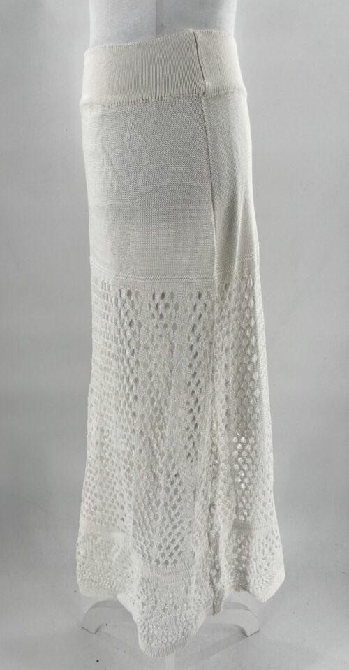 SUPER SALE - Skirt - White Skirt Knit - Image 8