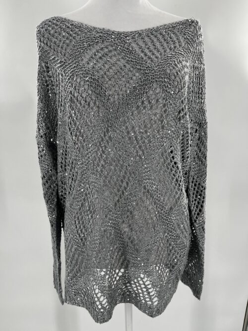 SUPER SALE - Sweater - Silver Sweater - EMMIH
