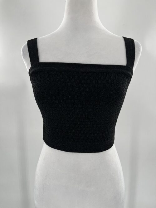 SUPER SALE - Top - Black Knit Top - EMMIH