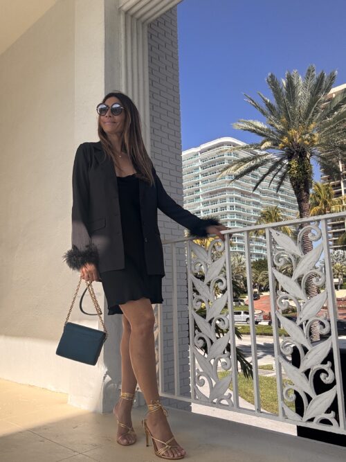 Blazer - Feathered Black Blazer - Image 8