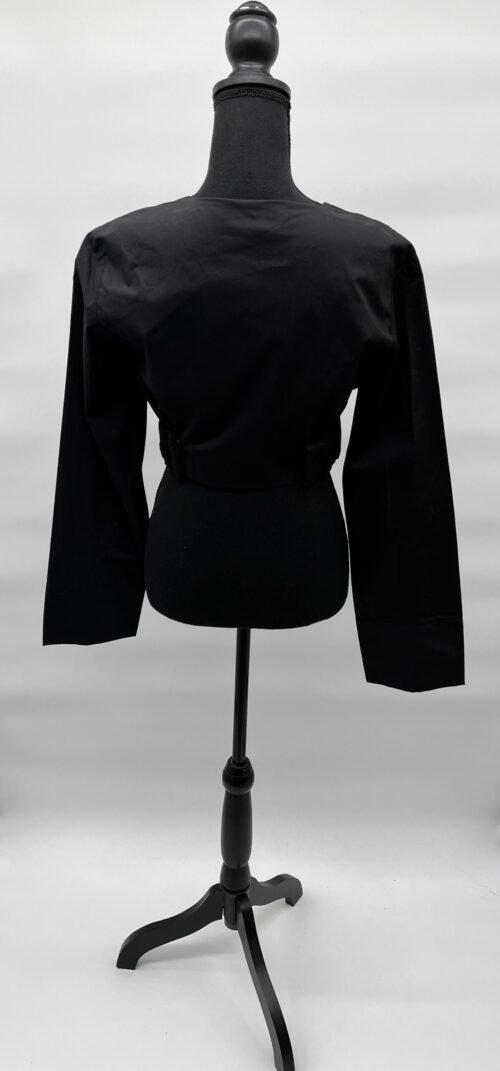 Shirt - Black Cropped Shirt Zara - Image 3