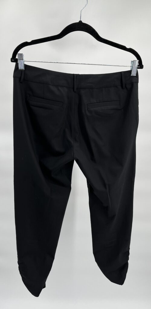 Pants - Pleated Capri Pants - Image 3