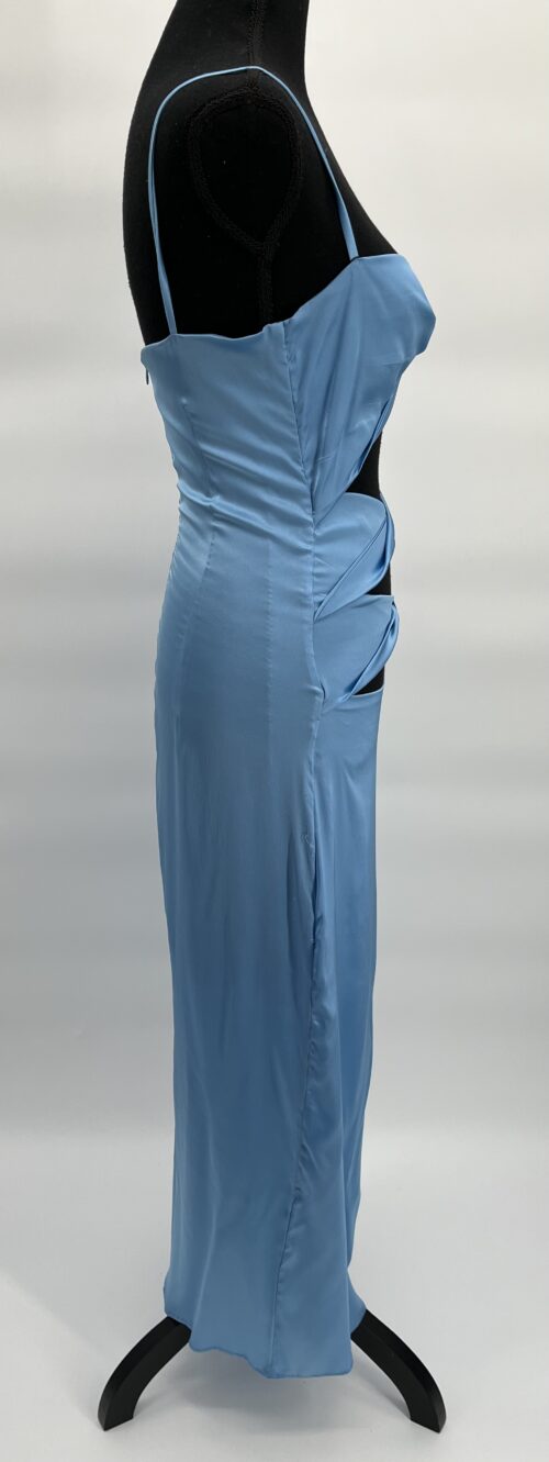 Dress - Blue Dress Cut Out - Image 5