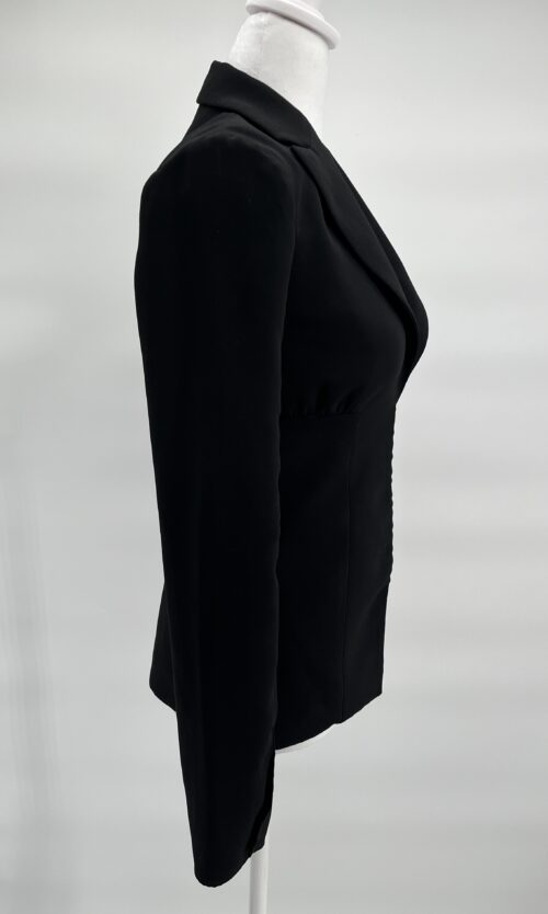 Blazer - Classic Black Blazer With Brachetes - Image 6