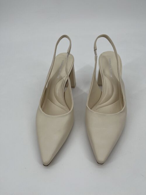 Shoes - Off-White Sling Back Shoes - Image 2