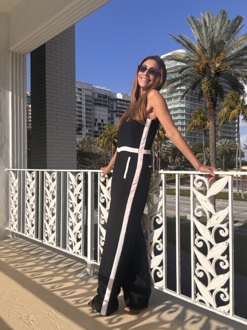 Jumpsuit Black and White - Image 7
