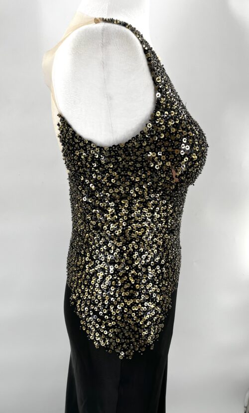 Rent -  Black Sequin Embroidered Dress - Image 3