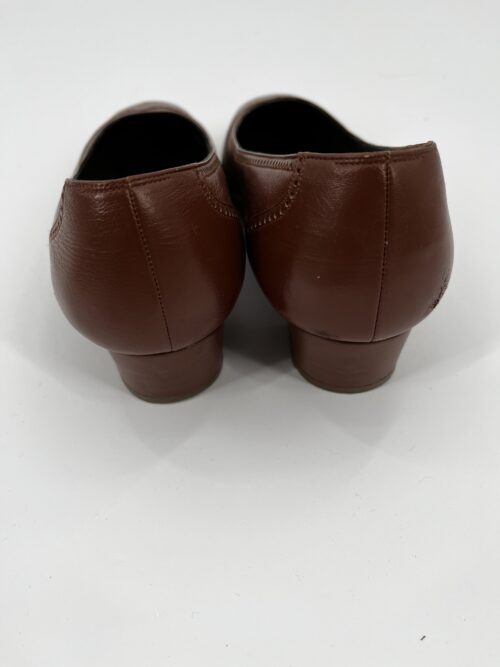 Shoes - Salvatore Ferragamo Brown Flats Balestrim - Image 4