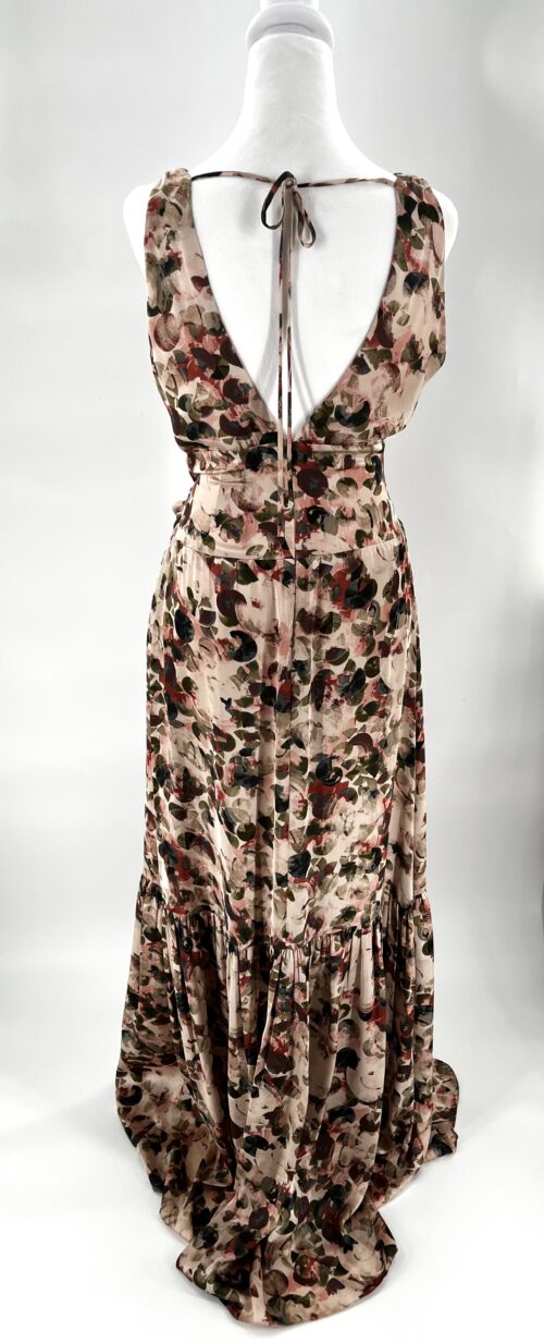 Rent- Silk Long Dress Floral Cavendish - Image 6