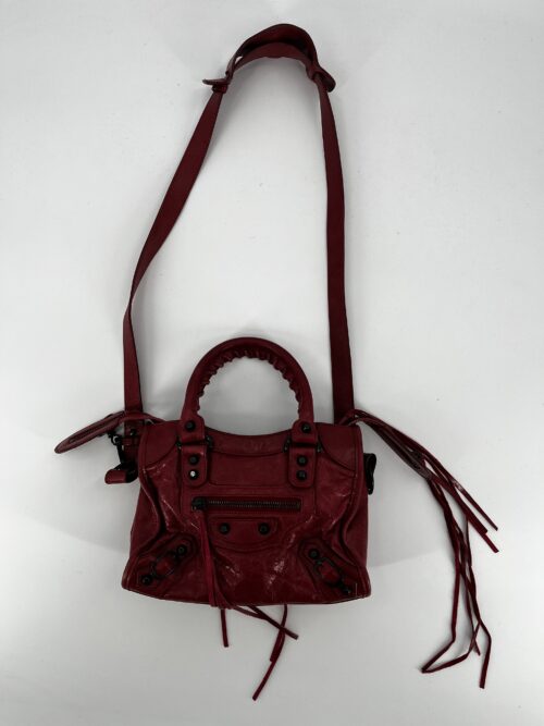Bags - Red Wine Le City Balenciaga Bag - Image 2