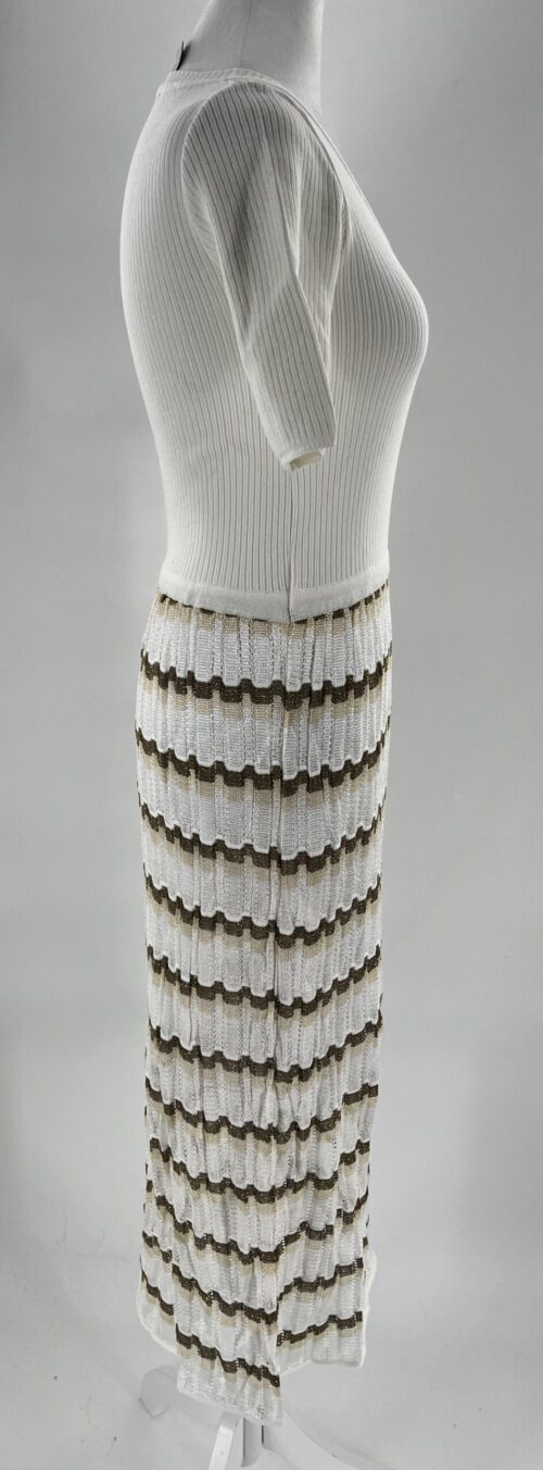 SUPER SALE - Dress - White Knit Midi/Long Dress - Image 6