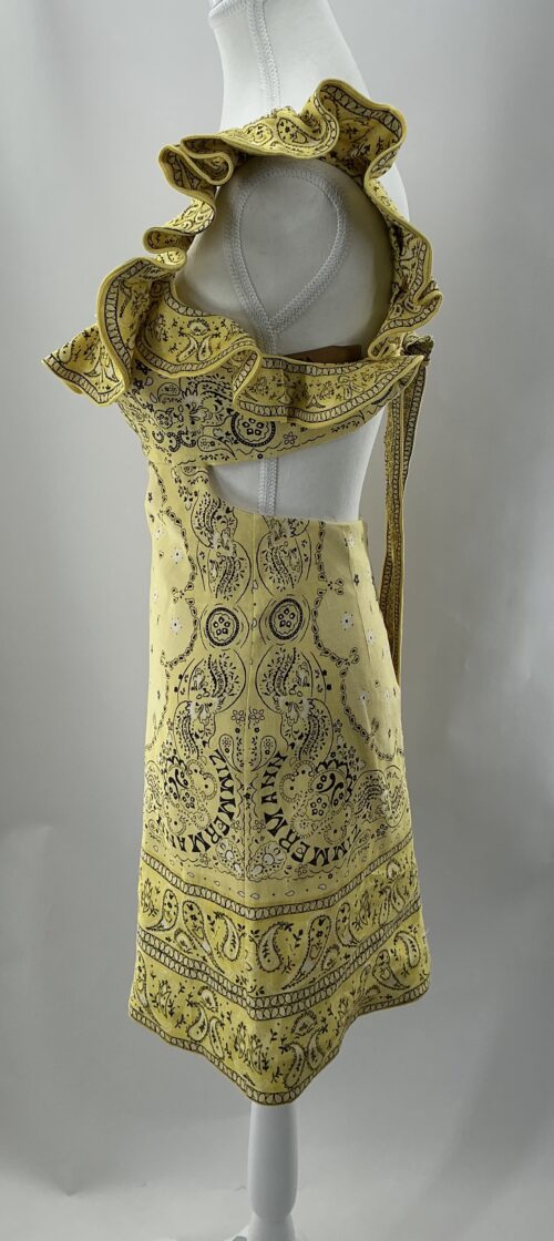 Dress - Yellow Bandana Mini Dress - Image 8