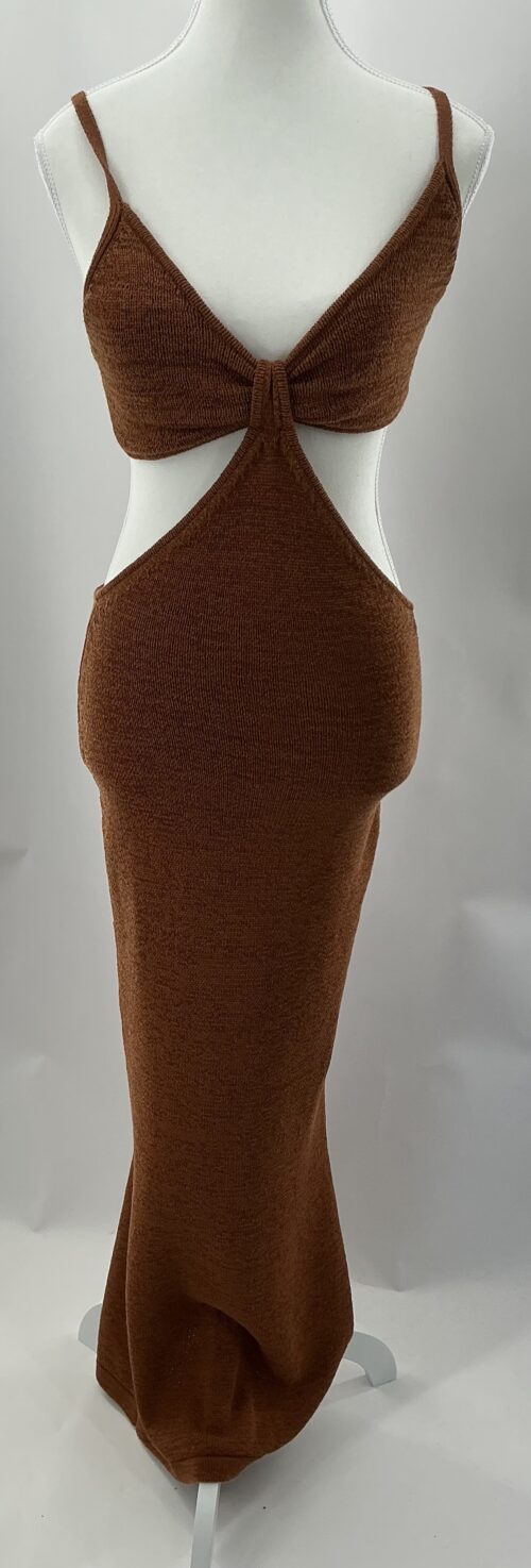 Dress - Long Cut-Out Brick Dress Knit