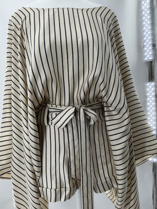 Set - Shorts and Blouse/Tunic Stripped - Image 4