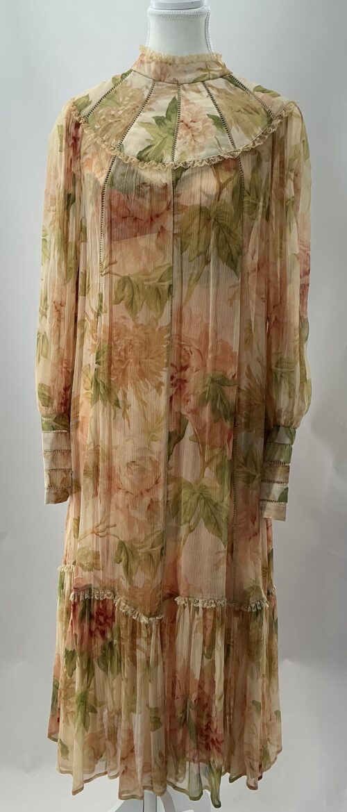 Dress - Midi Silk Floral Zimmermann Dress