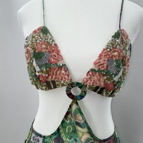 Dress - Cut-Out Embroidered Dress