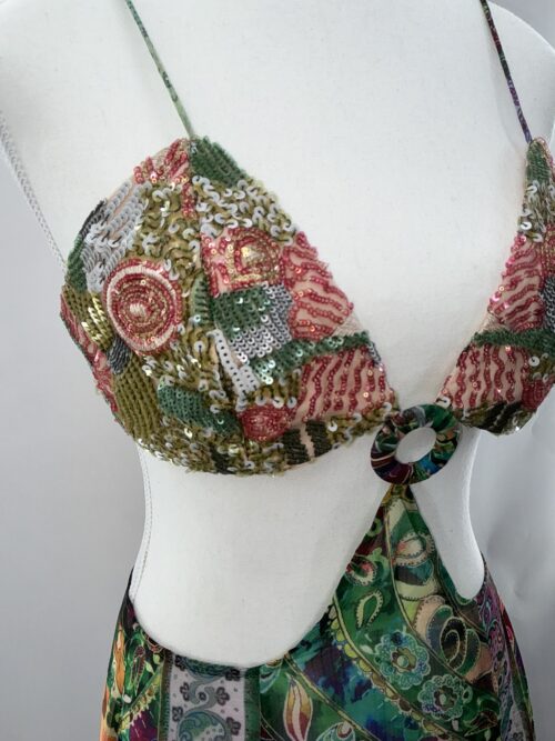 Dress - Cut-Out Embroidered Dress - Image 7