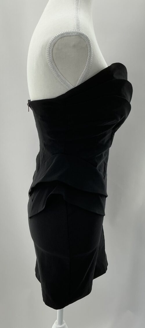 Dress - Black Short Dress Strapless - Image 7