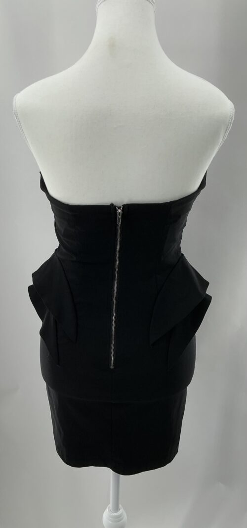 Dress - Black Short Dress Strapless - Image 6