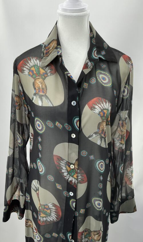 Dress - Long Dress/Shirt Black Shaman - Image 6