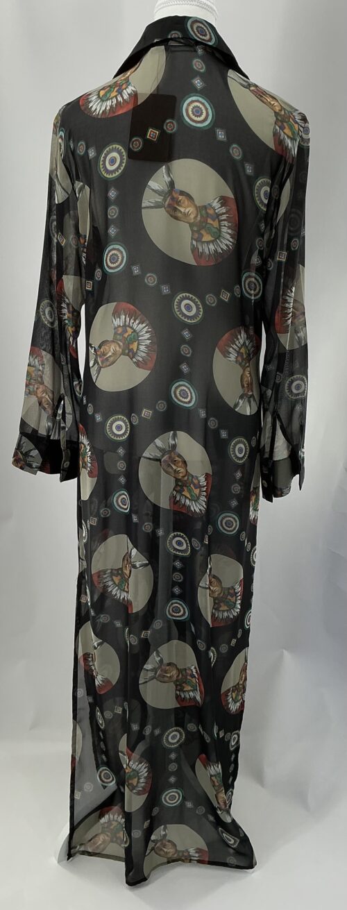 Dress - Long Dress/Shirt Black Shaman - Image 4