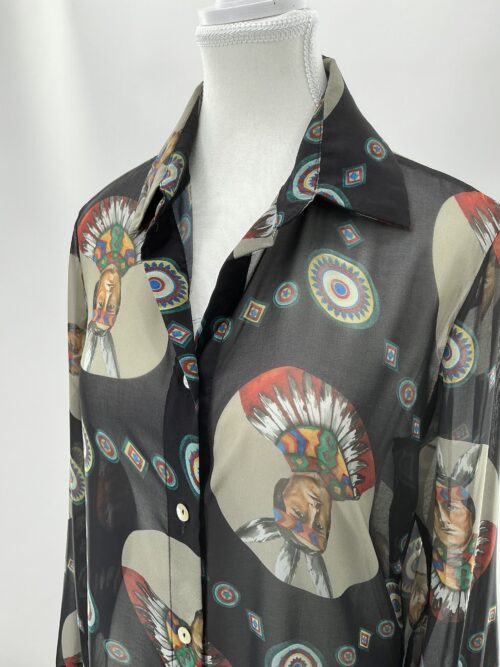 Dress - Long Dress/Shirt Black Shaman - Image 7