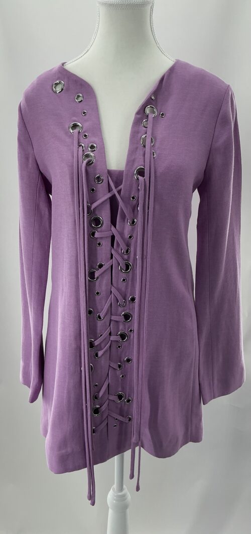 Dress - Short Lilac Dress ALEXIS - Image 3