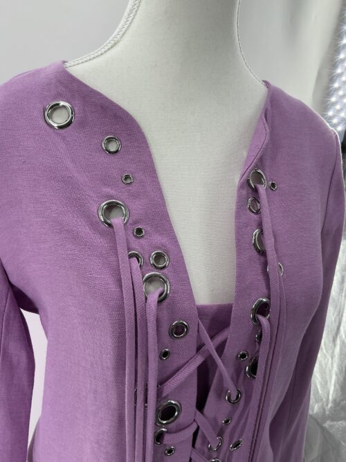 Dress - Short Lilac Dress ALEXIS - Image 2