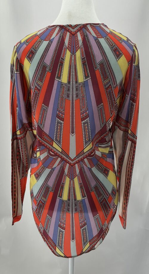 Set - Pants and Blouse 100% Silk Multicolor ALEXIS - Image 12