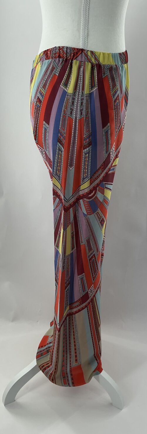 Set - Pants and Blouse 100% Silk Multicolor ALEXIS - Image 9
