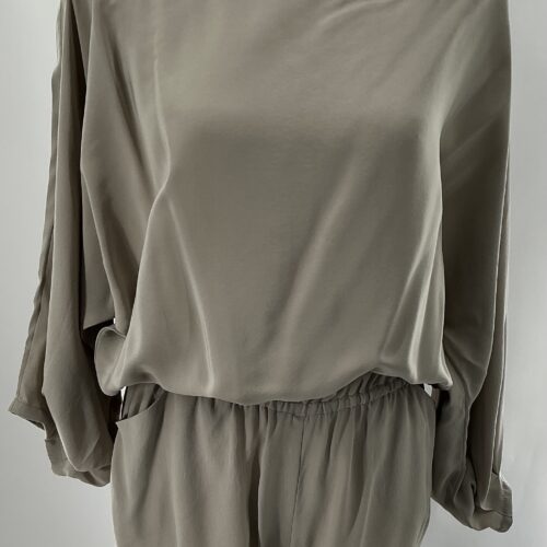 Jumpsuit - Romper 100% Silk Sand Color