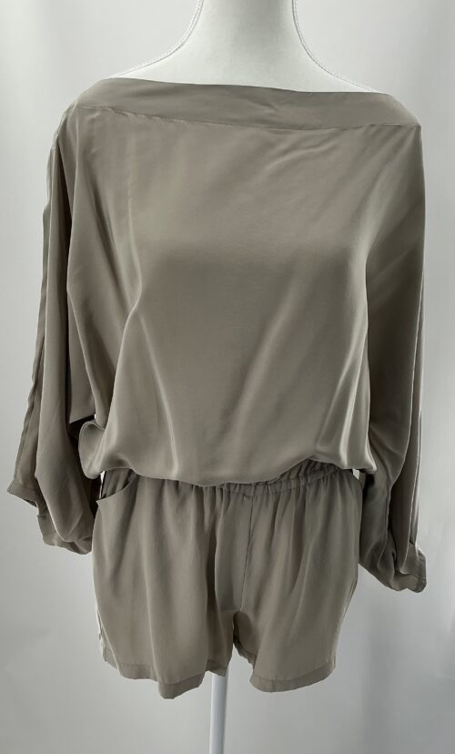 Jumpsuit - Romper 100% Silk Sand Color