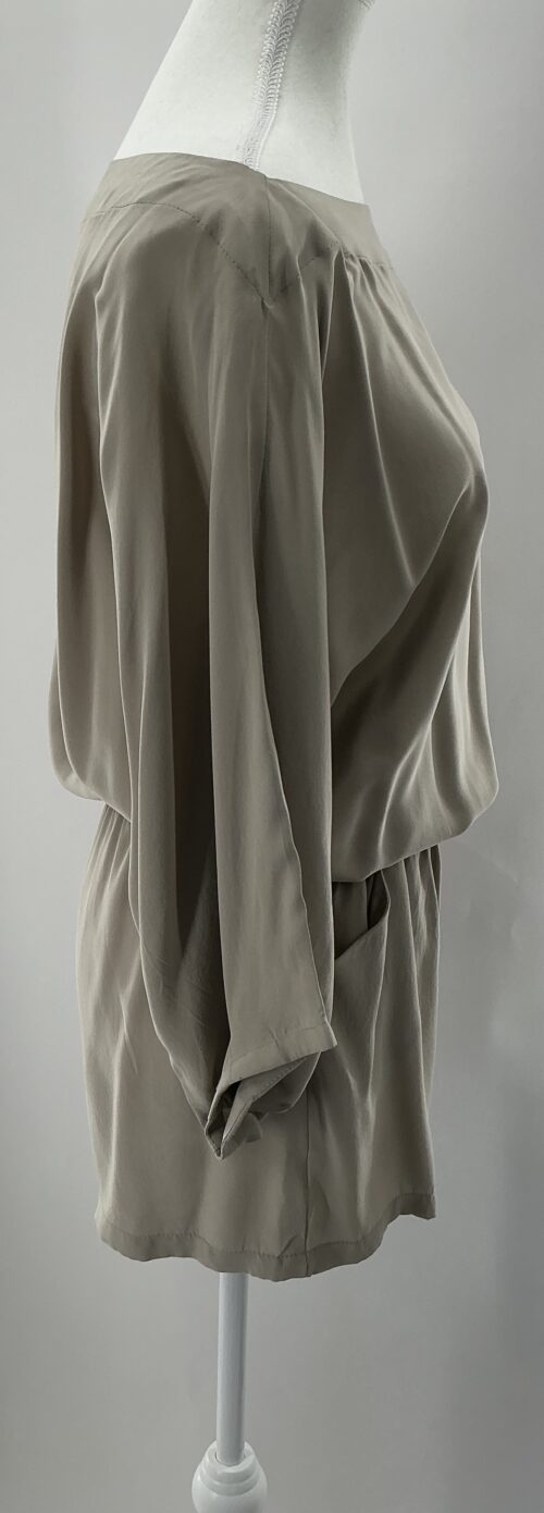 Jumpsuit - Romper 100% Silk Sand Color - Image 5