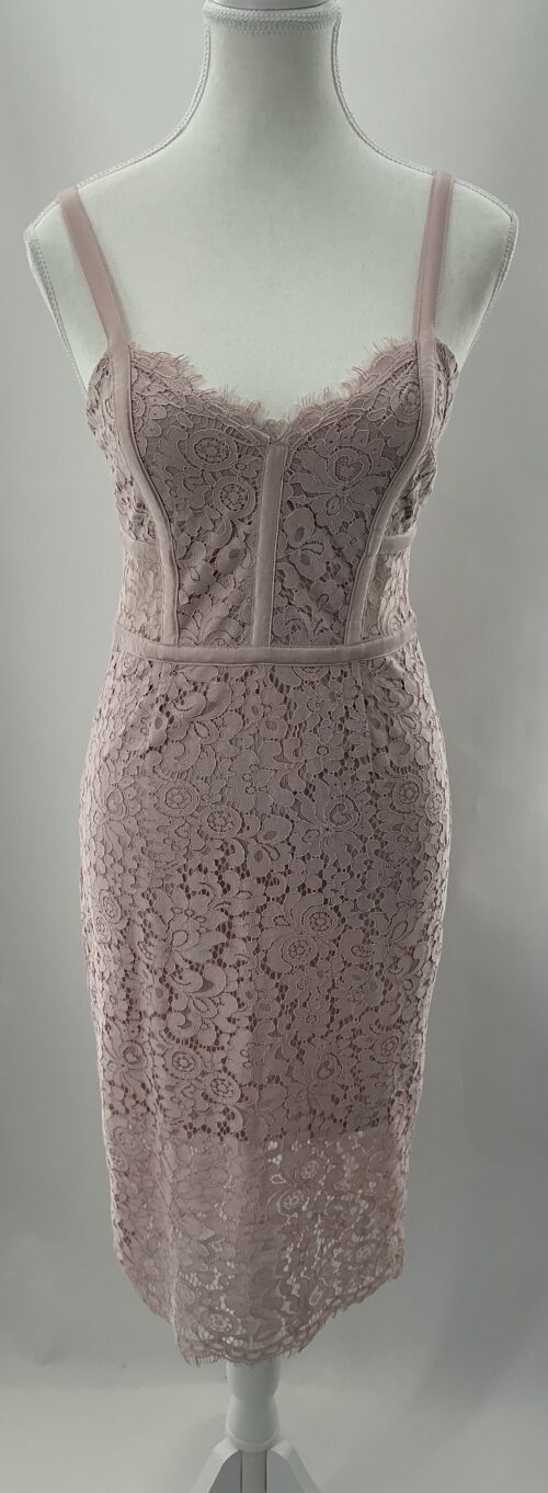 Dress - Rose Blush Lace Dress Express - Image 4