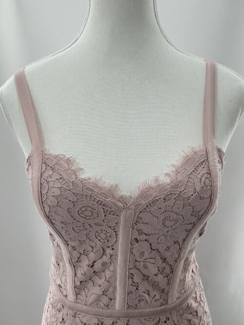 Dress - Rose Blush Lace Dress Express - Image 2