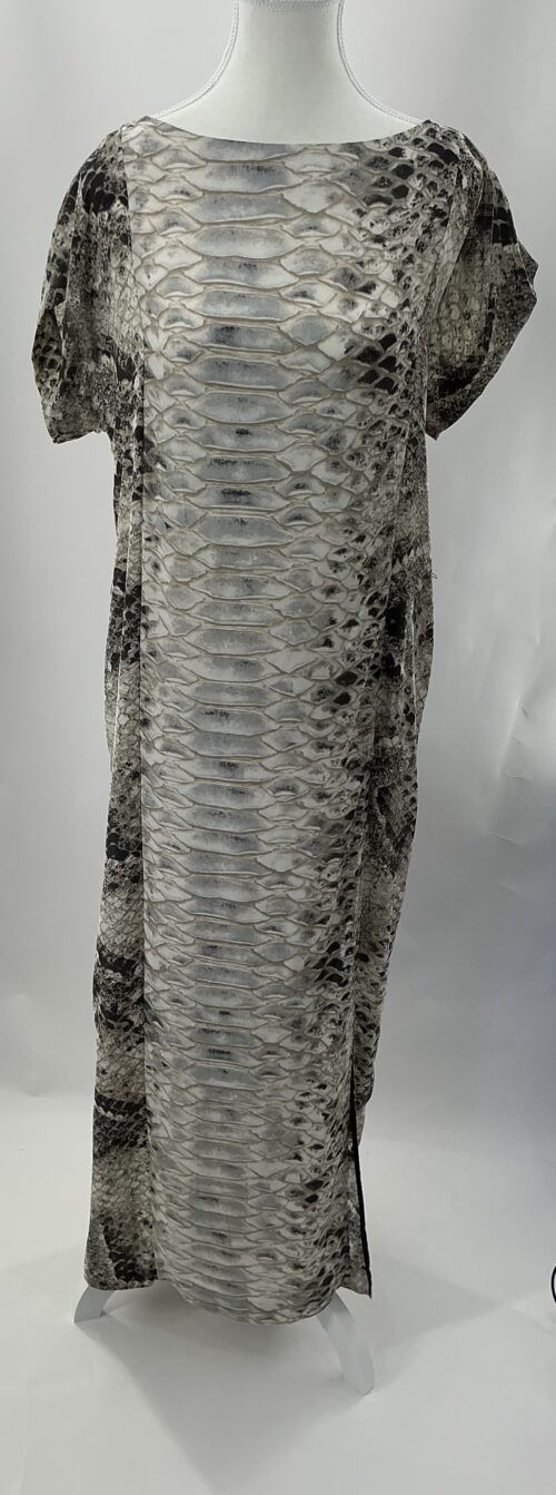 Dress - Long Dress/Caftan Snake Print ZARA - Image 3