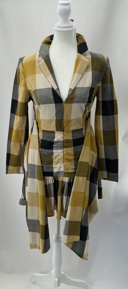 Dress - Shirt Plaid Dress ATOIR - Image 2