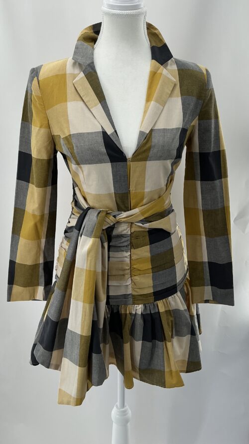 Dress - Shirt Plaid Dress ATOIR
