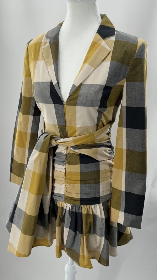 Dress - Shirt Plaid Dress ATOIR - Image 5