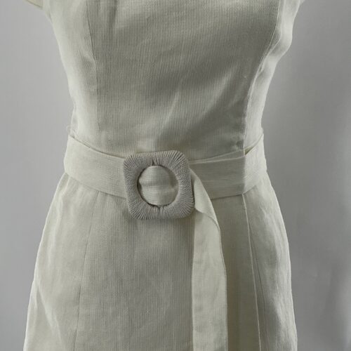Jumpsuit - Tweed Romper/Mini Dress Strapless With Belt