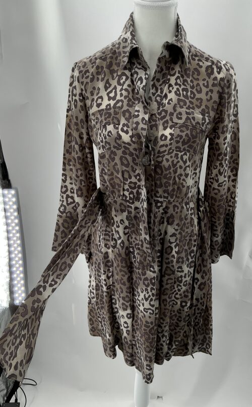 Dress - Chemise Dress  Animal Print - Rock Lily - Image 3
