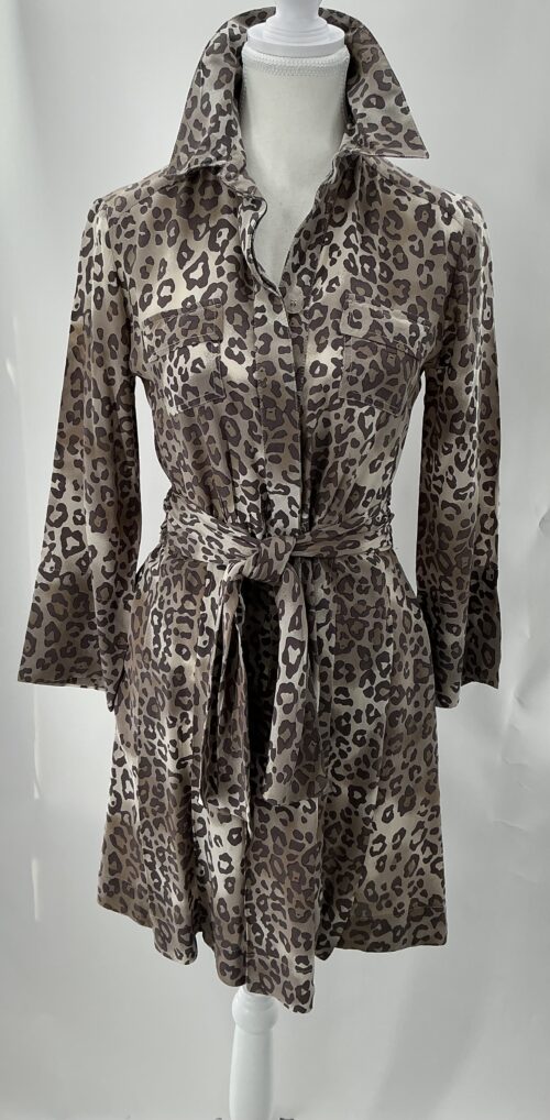 Dress - Chemise Dress  Animal Print - Rock Lily - Image 7