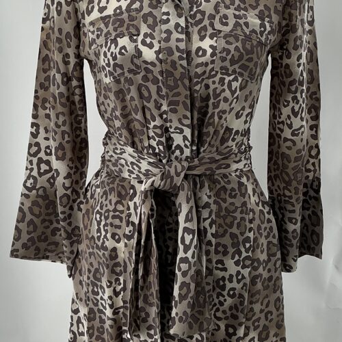Dress - Chemise Dress  Animal Print - Rock Lily