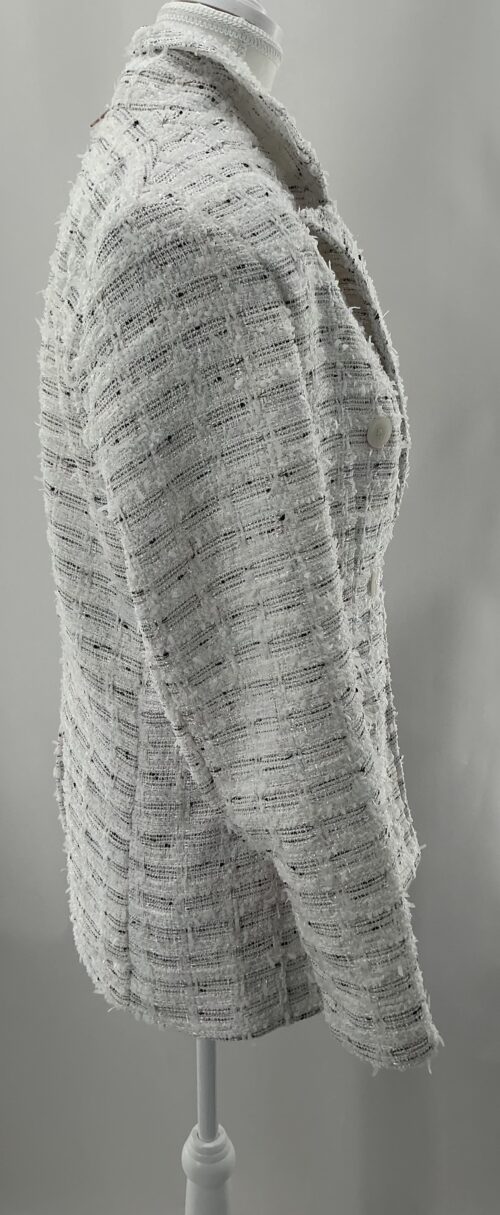 Set - Blazer, Cropped Top and Short Tweed Set - Image 7