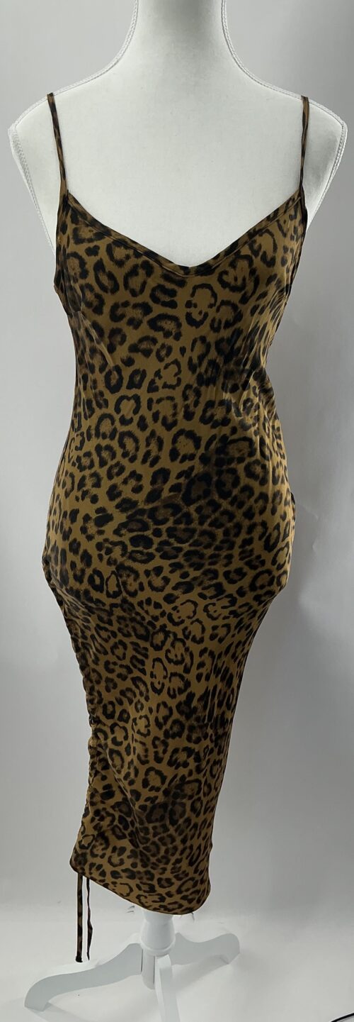 Dress - Animal print Dress Draped NATION