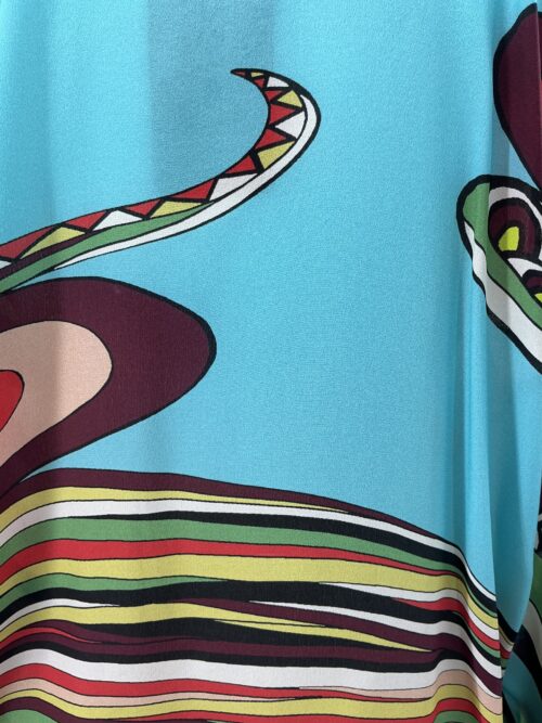 Blouse - Silk Multicolor Blouse Alexis - Image 5