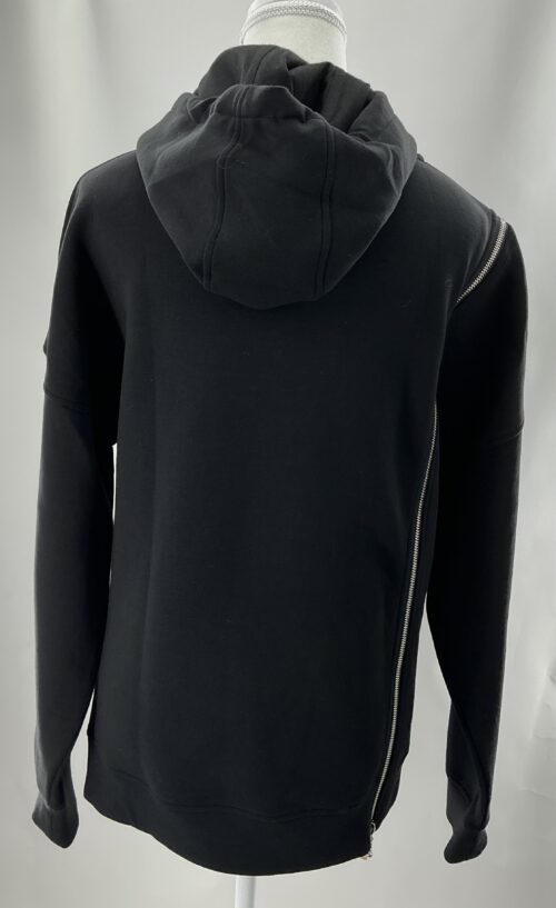 Sweater - Black Sweatshirt With Zíper - Image 4