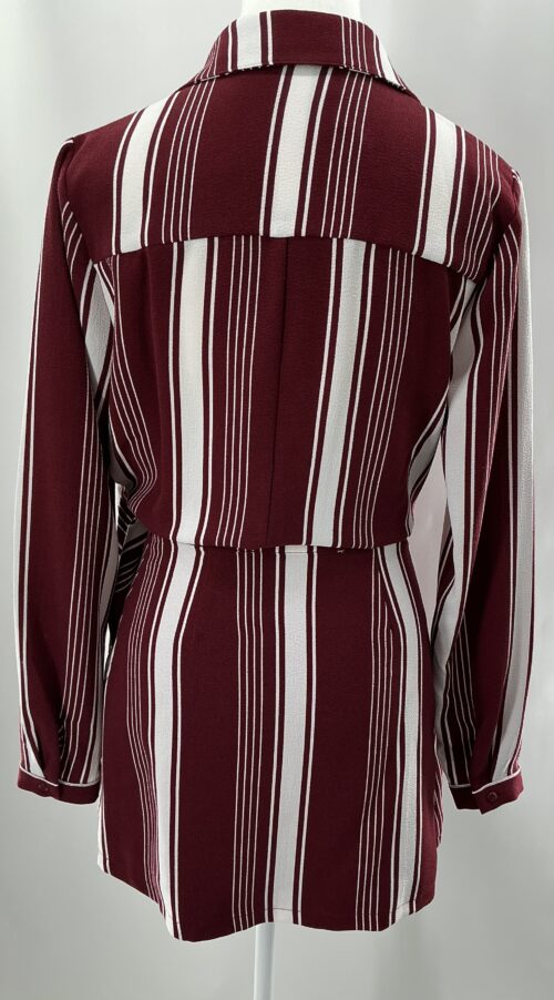 Set -  Shorts and Wrap Blouse Stripped - Image 4