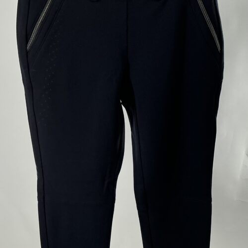 Pants - Navy Blue Pants with Zippers on the Side